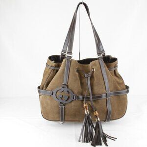 GUCCI 181498 213317 Tote Bag Suede - COA included